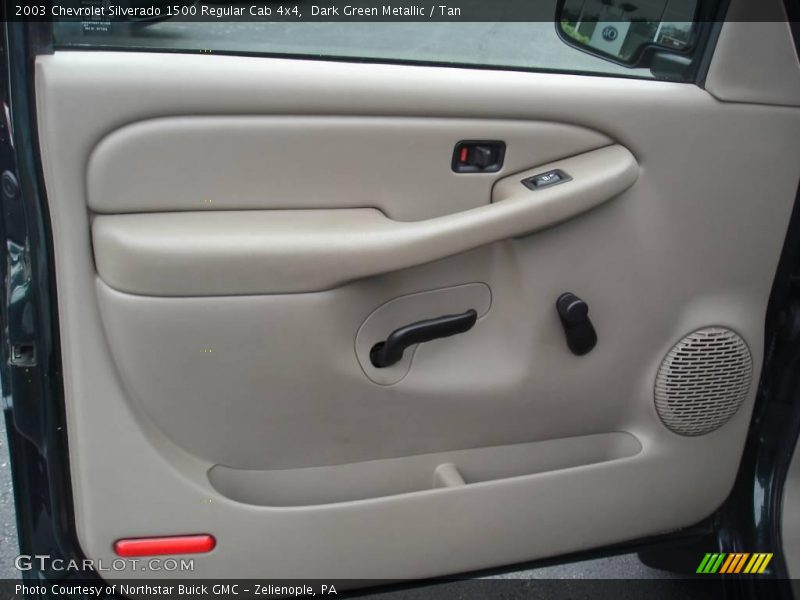 Dark Green Metallic / Tan 2003 Chevrolet Silverado 1500 Regular Cab 4x4