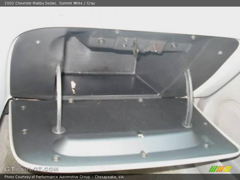 Summit White / Gray 2003 Chevrolet Malibu Sedan
