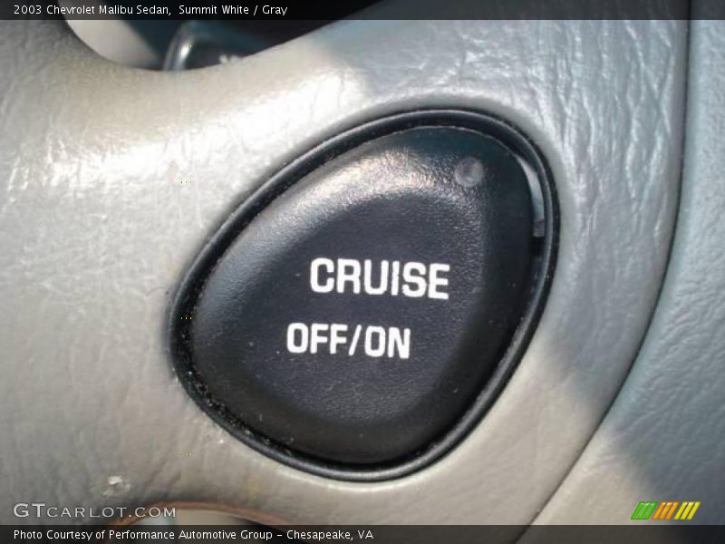 Summit White / Gray 2003 Chevrolet Malibu Sedan
