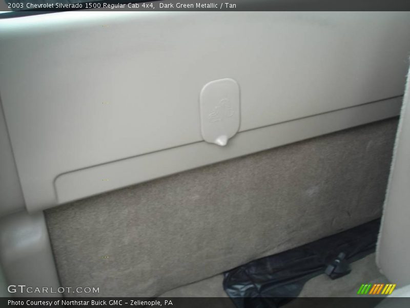 Dark Green Metallic / Tan 2003 Chevrolet Silverado 1500 Regular Cab 4x4