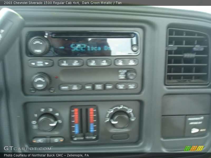 Dark Green Metallic / Tan 2003 Chevrolet Silverado 1500 Regular Cab 4x4