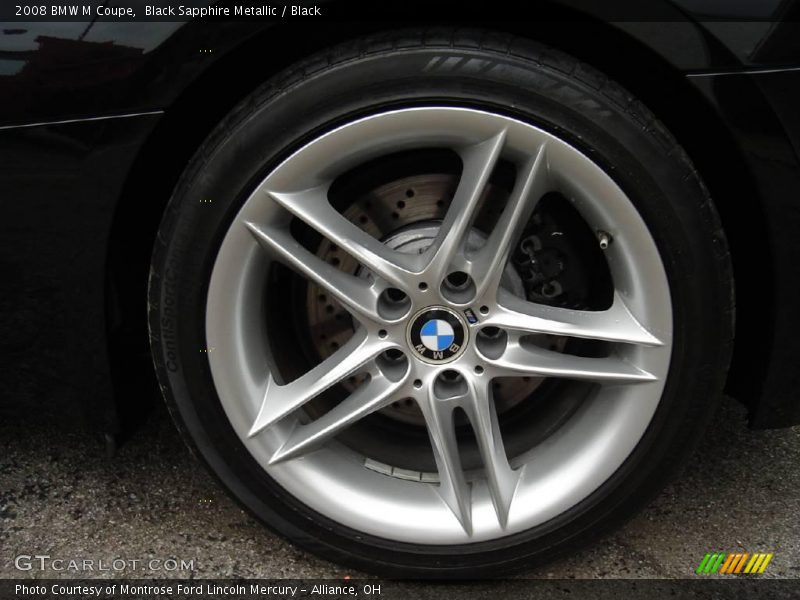 Black Sapphire Metallic / Black 2008 BMW M Coupe