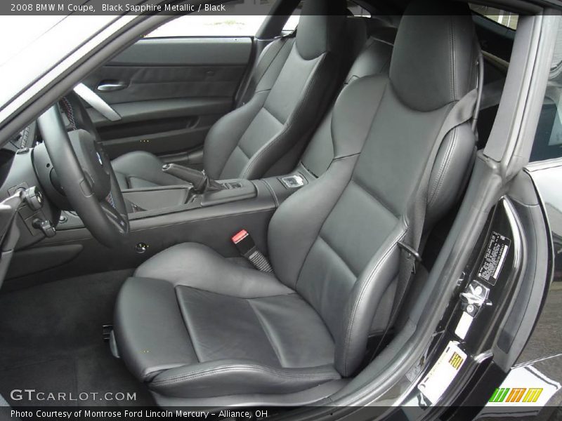 Black Sapphire Metallic / Black 2008 BMW M Coupe