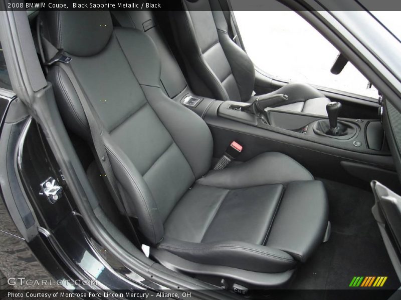 Black Sapphire Metallic / Black 2008 BMW M Coupe