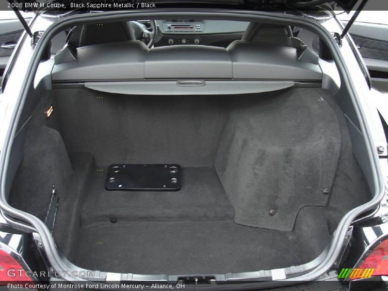Black Sapphire Metallic / Black 2008 BMW M Coupe