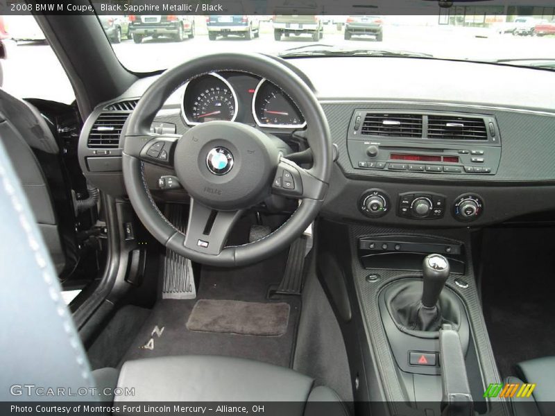 Black Sapphire Metallic / Black 2008 BMW M Coupe