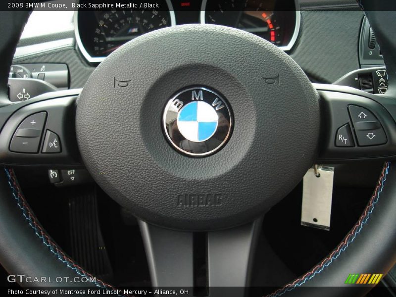 Black Sapphire Metallic / Black 2008 BMW M Coupe