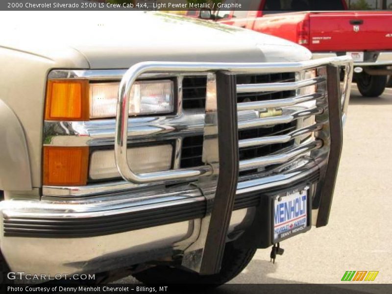 Light Pewter Metallic / Graphite 2000 Chevrolet Silverado 2500 LS Crew Cab 4x4