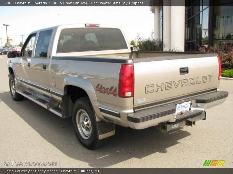 Light Pewter Metallic / Graphite 2000 Chevrolet Silverado 2500 LS Crew Cab 4x4