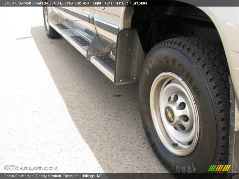 Light Pewter Metallic / Graphite 2000 Chevrolet Silverado 2500 LS Crew Cab 4x4