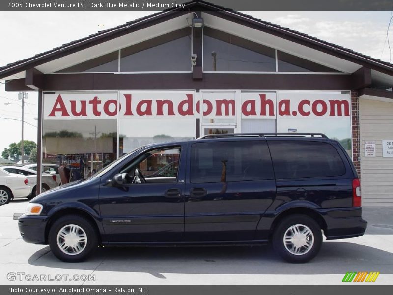 Dark Blue Metallic / Medium Gray 2005 Chevrolet Venture LS