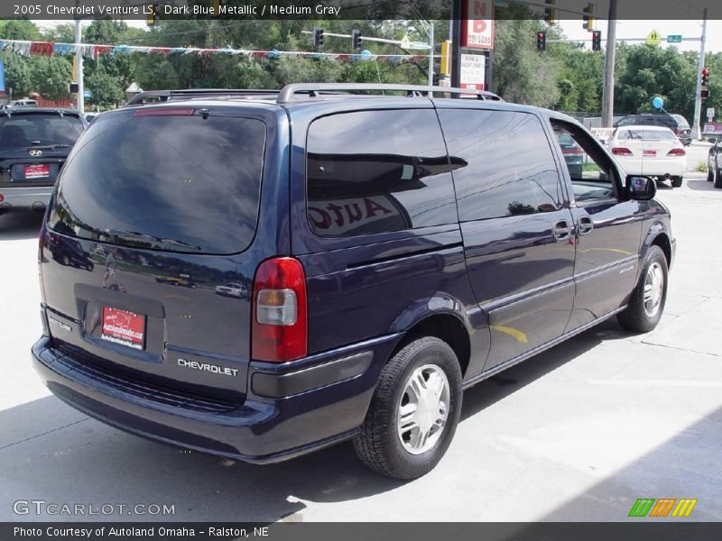 Dark Blue Metallic / Medium Gray 2005 Chevrolet Venture LS