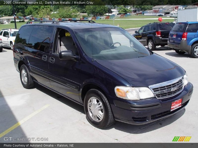 Dark Blue Metallic / Medium Gray 2005 Chevrolet Venture LS