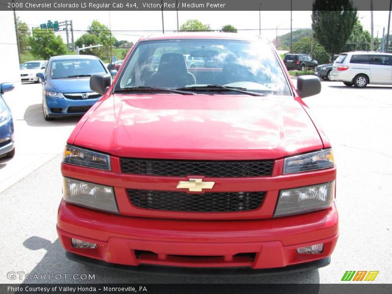 Victory Red / Medium Pewter 2008 Chevrolet Colorado LS Regular Cab 4x4