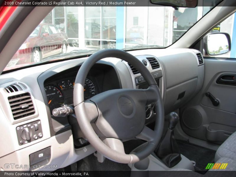 Victory Red / Medium Pewter 2008 Chevrolet Colorado LS Regular Cab 4x4