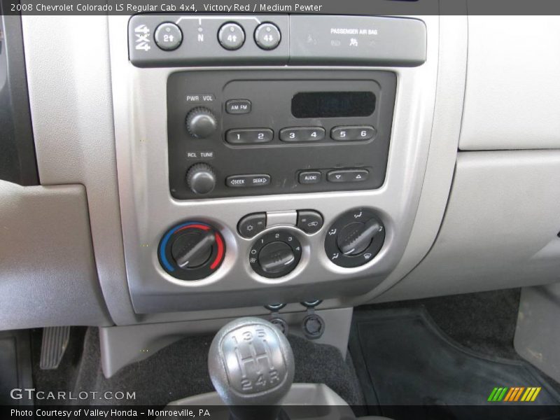 Victory Red / Medium Pewter 2008 Chevrolet Colorado LS Regular Cab 4x4
