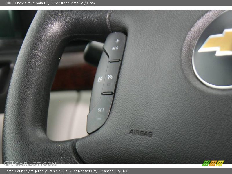 Silverstone Metallic / Gray 2008 Chevrolet Impala LT