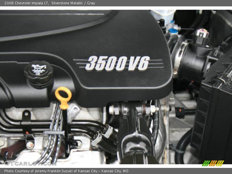 Silverstone Metallic / Gray 2008 Chevrolet Impala LT