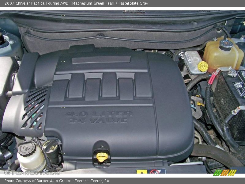 Magnesium Green Pearl / Pastel Slate Gray 2007 Chrysler Pacifica Touring AWD