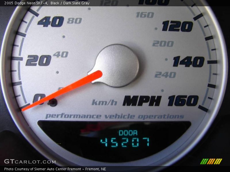 Black / Dark Slate Gray 2005 Dodge Neon SRT-4
