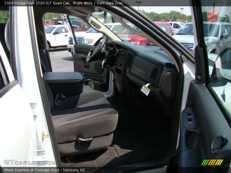 Bright White / Dark Slate Gray 2004 Dodge Ram 1500 SLT Quad Cab