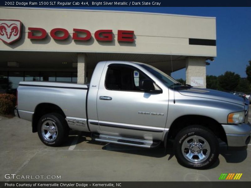 Bright Silver Metallic / Dark Slate Gray 2002 Dodge Ram 1500 SLT Regular Cab 4x4