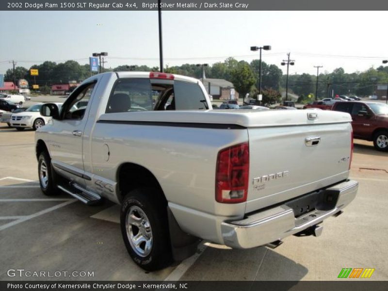 Bright Silver Metallic / Dark Slate Gray 2002 Dodge Ram 1500 SLT Regular Cab 4x4