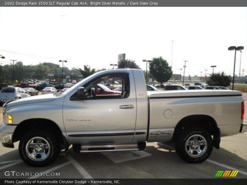 Bright Silver Metallic / Dark Slate Gray 2002 Dodge Ram 1500 SLT Regular Cab 4x4