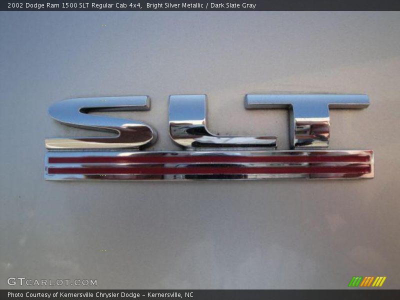 Bright Silver Metallic / Dark Slate Gray 2002 Dodge Ram 1500 SLT Regular Cab 4x4