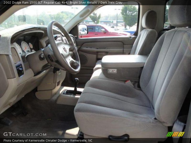 Bright Silver Metallic / Dark Slate Gray 2002 Dodge Ram 1500 SLT Regular Cab 4x4