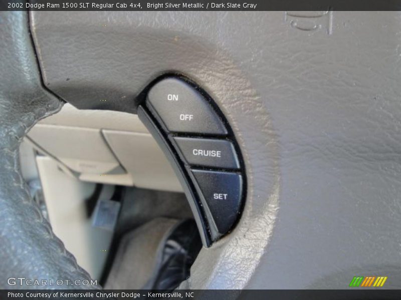 Bright Silver Metallic / Dark Slate Gray 2002 Dodge Ram 1500 SLT Regular Cab 4x4