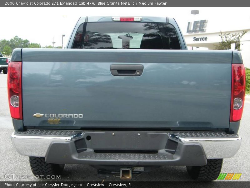 Blue Granite Metallic / Medium Pewter 2006 Chevrolet Colorado Z71 Extended Cab 4x4