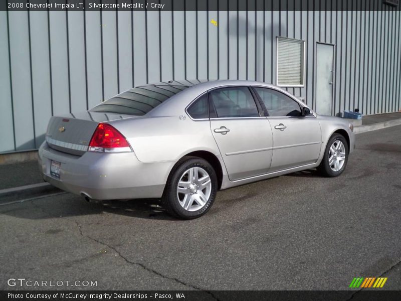 Silverstone Metallic / Gray 2008 Chevrolet Impala LT