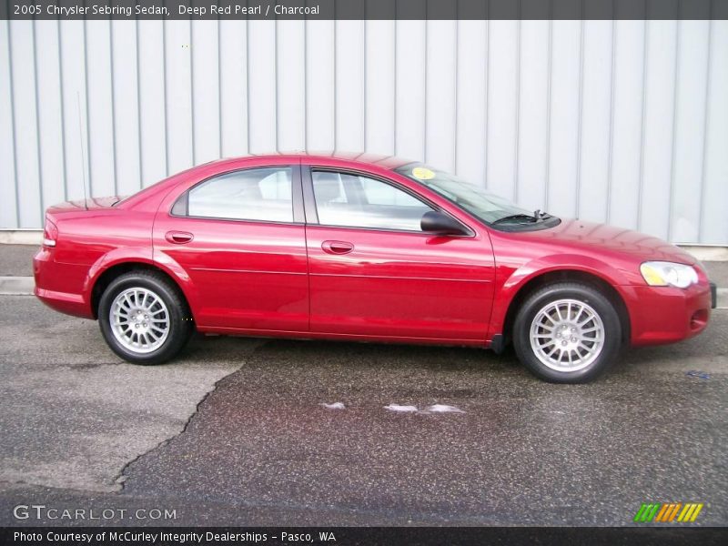 Deep Red Pearl / Charcoal 2005 Chrysler Sebring Sedan