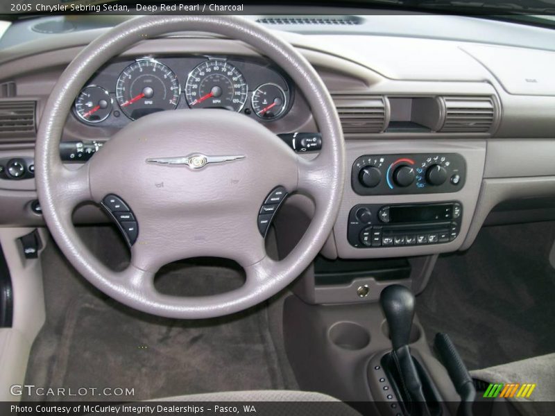 Deep Red Pearl / Charcoal 2005 Chrysler Sebring Sedan