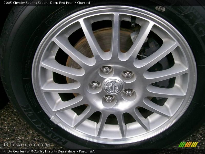 Deep Red Pearl / Charcoal 2005 Chrysler Sebring Sedan