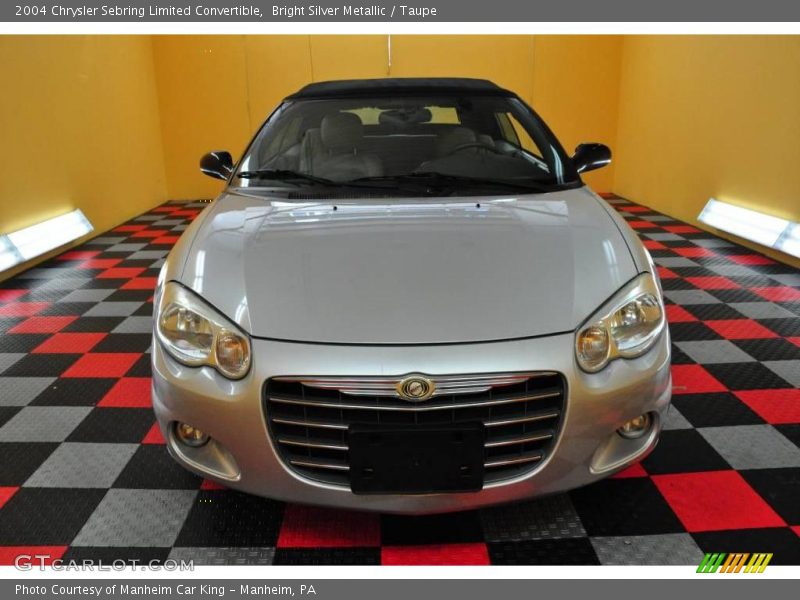 Bright Silver Metallic / Taupe 2004 Chrysler Sebring Limited Convertible