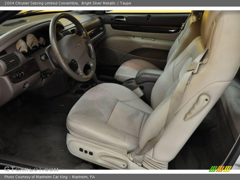 Bright Silver Metallic / Taupe 2004 Chrysler Sebring Limited Convertible