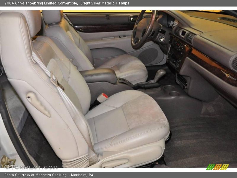 Bright Silver Metallic / Taupe 2004 Chrysler Sebring Limited Convertible