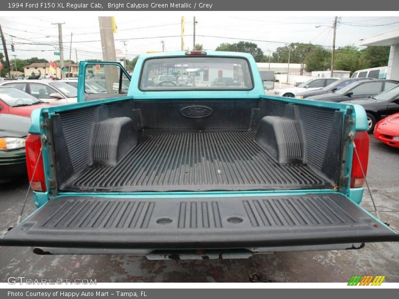 Bright Calypso Green Metallic / Grey 1994 Ford F150 XL Regular Cab