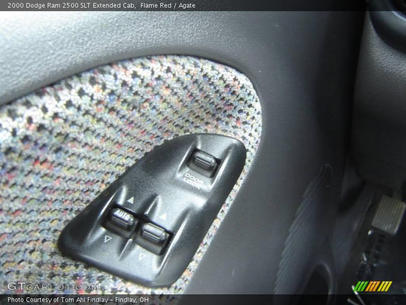 Flame Red / Agate 2000 Dodge Ram 2500 SLT Extended Cab