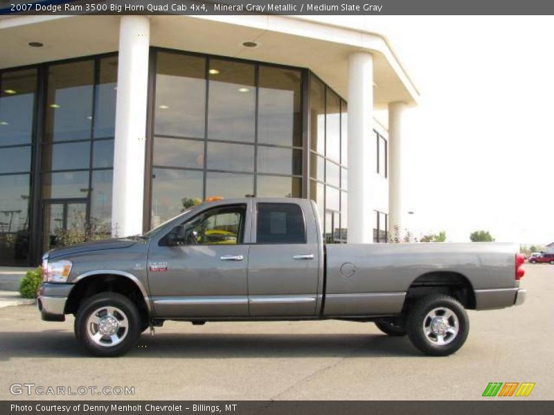 Mineral Gray Metallic / Medium Slate Gray 2007 Dodge Ram 3500 Big Horn Quad Cab 4x4