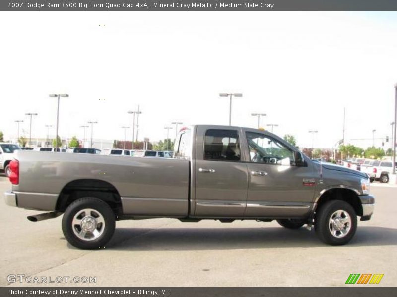 Mineral Gray Metallic / Medium Slate Gray 2007 Dodge Ram 3500 Big Horn Quad Cab 4x4