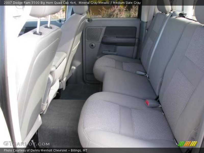Mineral Gray Metallic / Medium Slate Gray 2007 Dodge Ram 3500 Big Horn Quad Cab 4x4