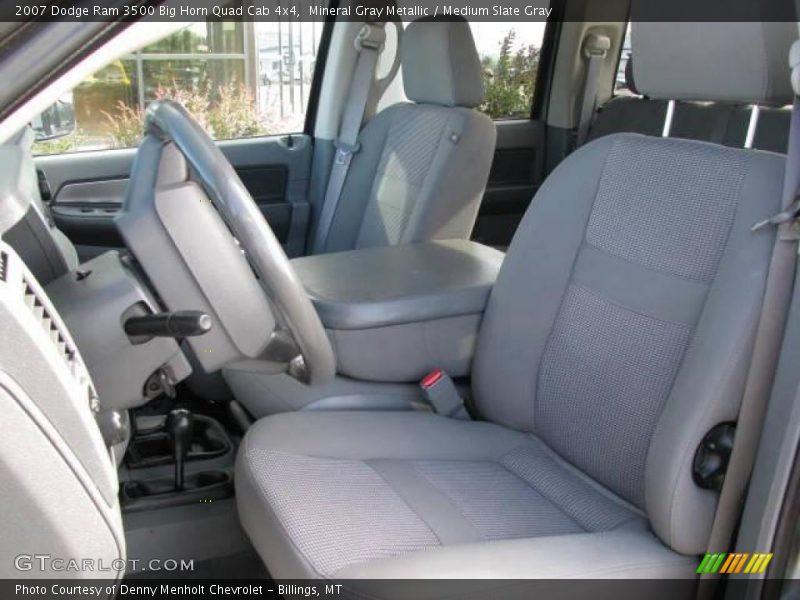 Mineral Gray Metallic / Medium Slate Gray 2007 Dodge Ram 3500 Big Horn Quad Cab 4x4
