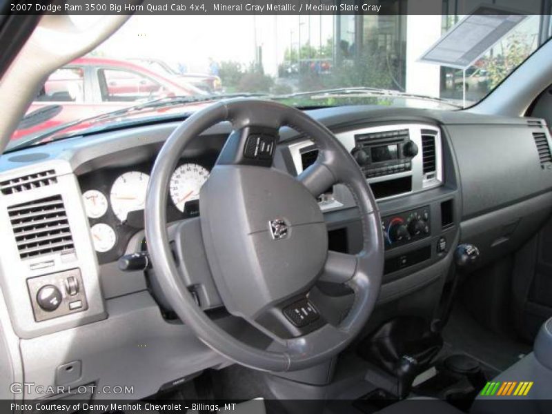 Mineral Gray Metallic / Medium Slate Gray 2007 Dodge Ram 3500 Big Horn Quad Cab 4x4