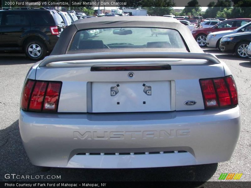 Silver Metallic / Dark Charcoal 2000 Ford Mustang V6 Convertible