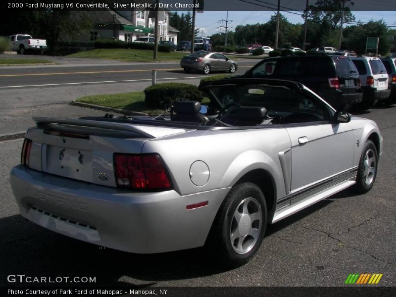 Silver Metallic / Dark Charcoal 2000 Ford Mustang V6 Convertible