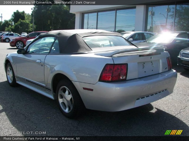 Silver Metallic / Dark Charcoal 2000 Ford Mustang V6 Convertible