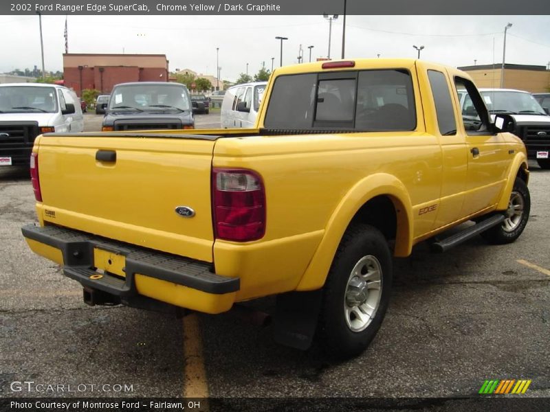 Chrome Yellow / Dark Graphite 2002 Ford Ranger Edge SuperCab